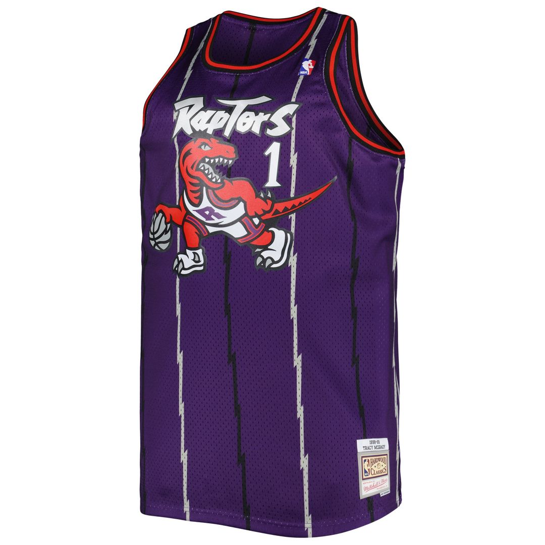 Toronto Raptors Tracy McGrady Mitchell & Ness Big & Tall Hardwood Classics 1998/99 Swingman Jersey - Purple
