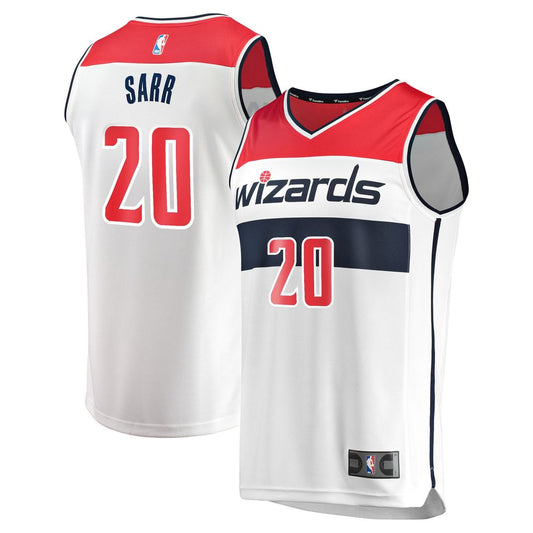 Washington Wizards Alexandre Sarr Fanatics Youth Fast Break Replica Player Jersey - Association Edition - White