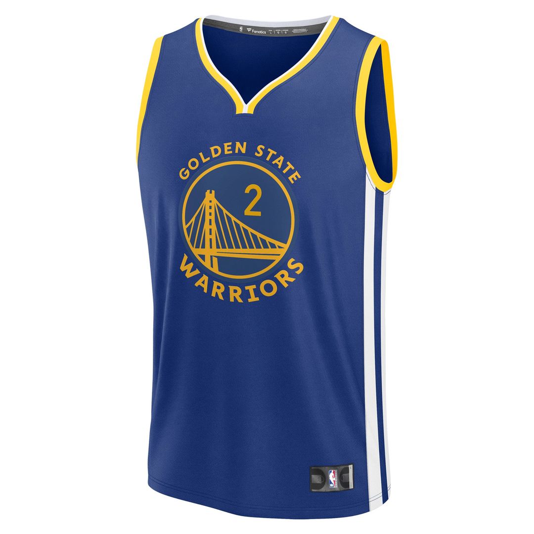 Golden State Warriors Brandin Podziemski Fanatics Fast Break Replica Player Jersey - Icon Edition - Royal