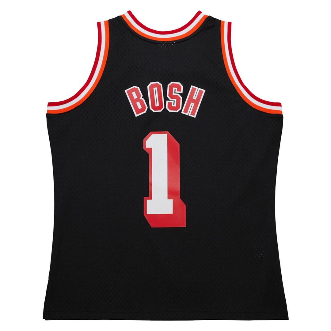 Miami Heat Chris Bosh Mitchell & Ness 2013/14 Hardwood Classics Swingman Jersey - Black