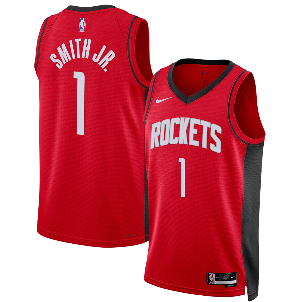 Houston Rockets Jabari Smith Jr. Nike Unisex 2022 NBA Draft First Round Pick Swingman Jersey - Icon Edition - Red