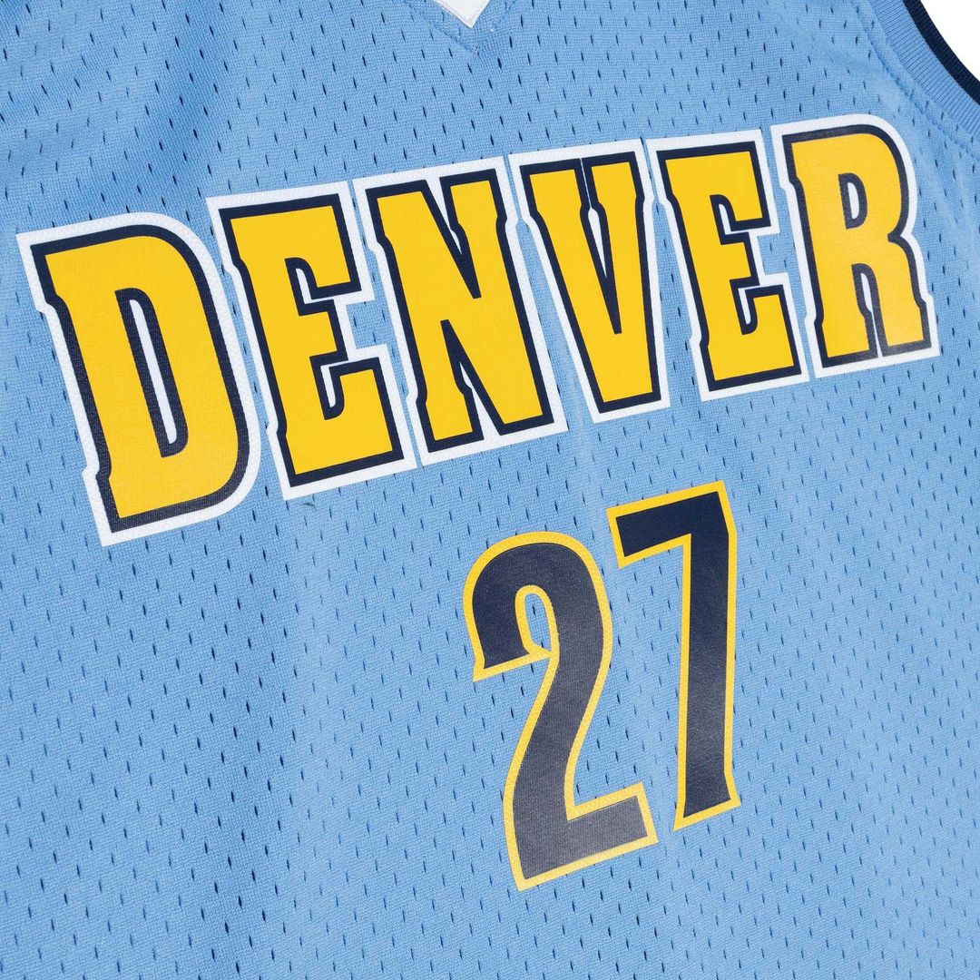 Denver Nuggets Jamal Murray Mitchell & Ness 2016/17 Throwback Swingman Jersey - Powder Blue