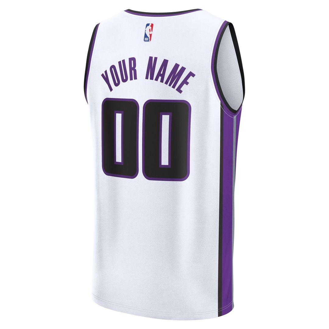 Sacramento Kings Fanatics Fast Break Custom Jersey - Icon Edition - Black