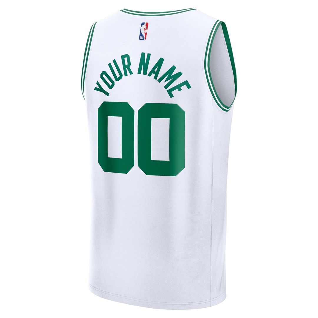 Boston Celtics Fanatics Fast Break Custom Jersey - Icon Edition - Kelly Green