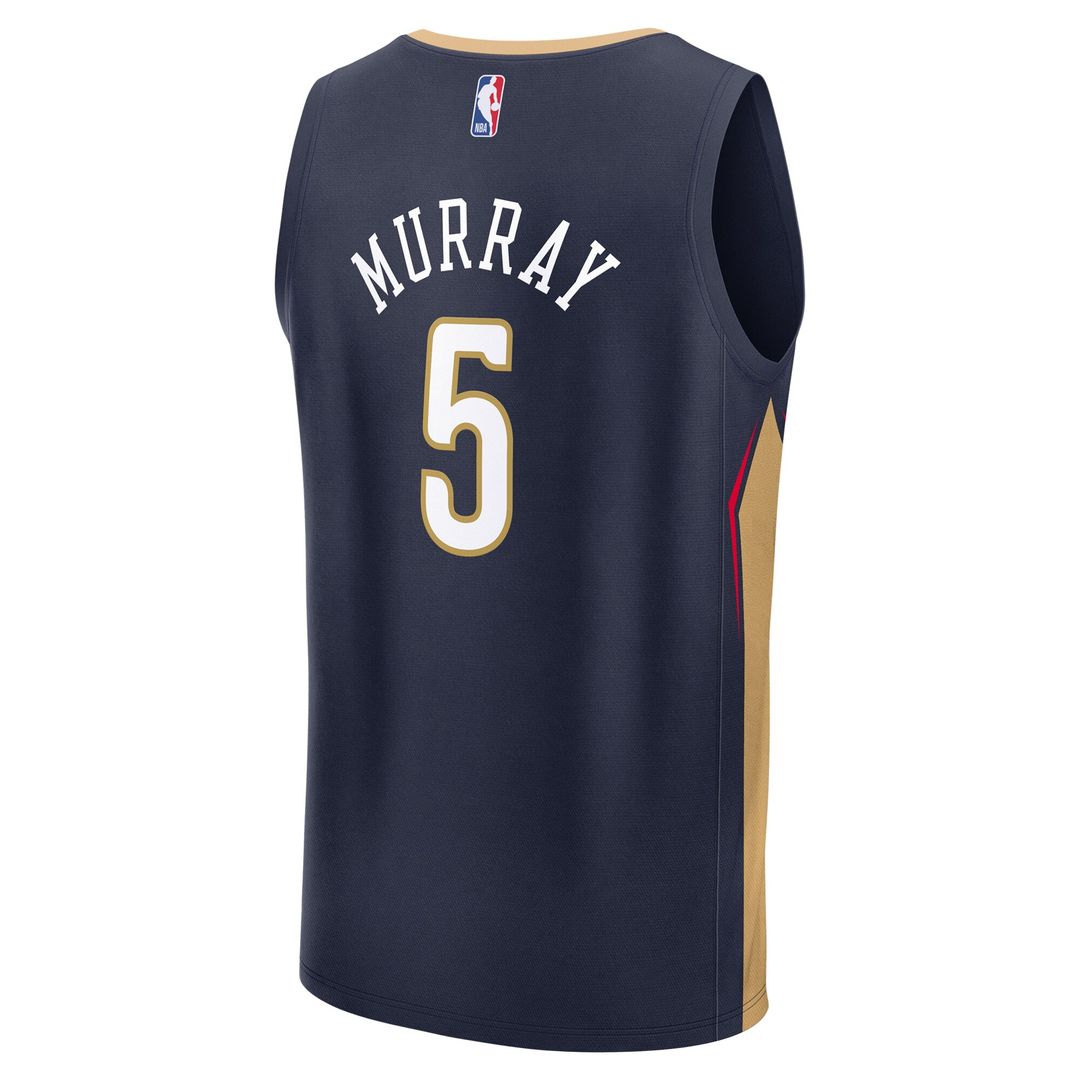 New Orleans Pelicans Dejounte Murray Fanatics Fast Break Replica Player Jersey - Icon Edition - Navy