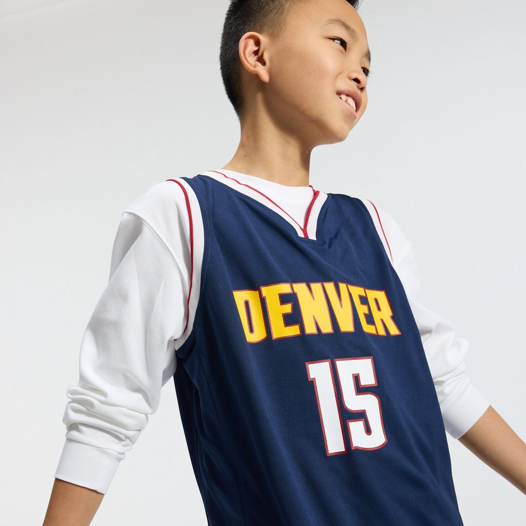 Denver Nuggets Nikola Jokic Fanatics Youth Fast Break Replica Player Jersey - Icon Edition - Navy