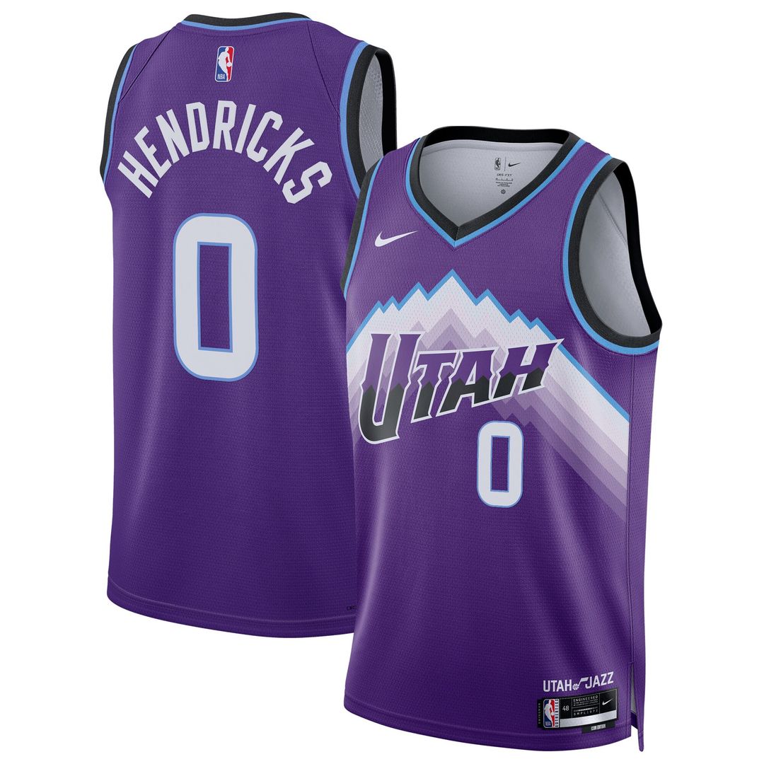 Utah Jazz Taylor Hendricks Nike Unisex Swingman Jersey - Icon Edition - Purple