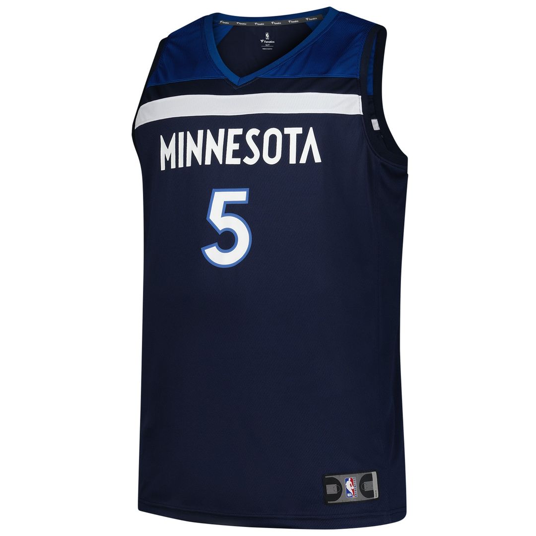 Minnesota Timberwolves Anthony Edwards Fanatics Big & Tall Fast Break Jersey - Icon Edition - Navy