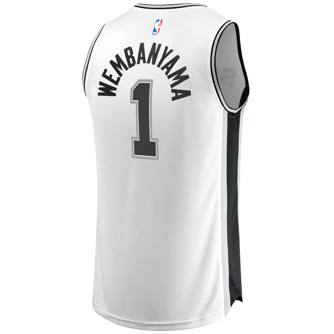 San Antonio Spurs Victor Wembanyama Fanatics Fast Break Replica Player Jersey - Association Edition - White