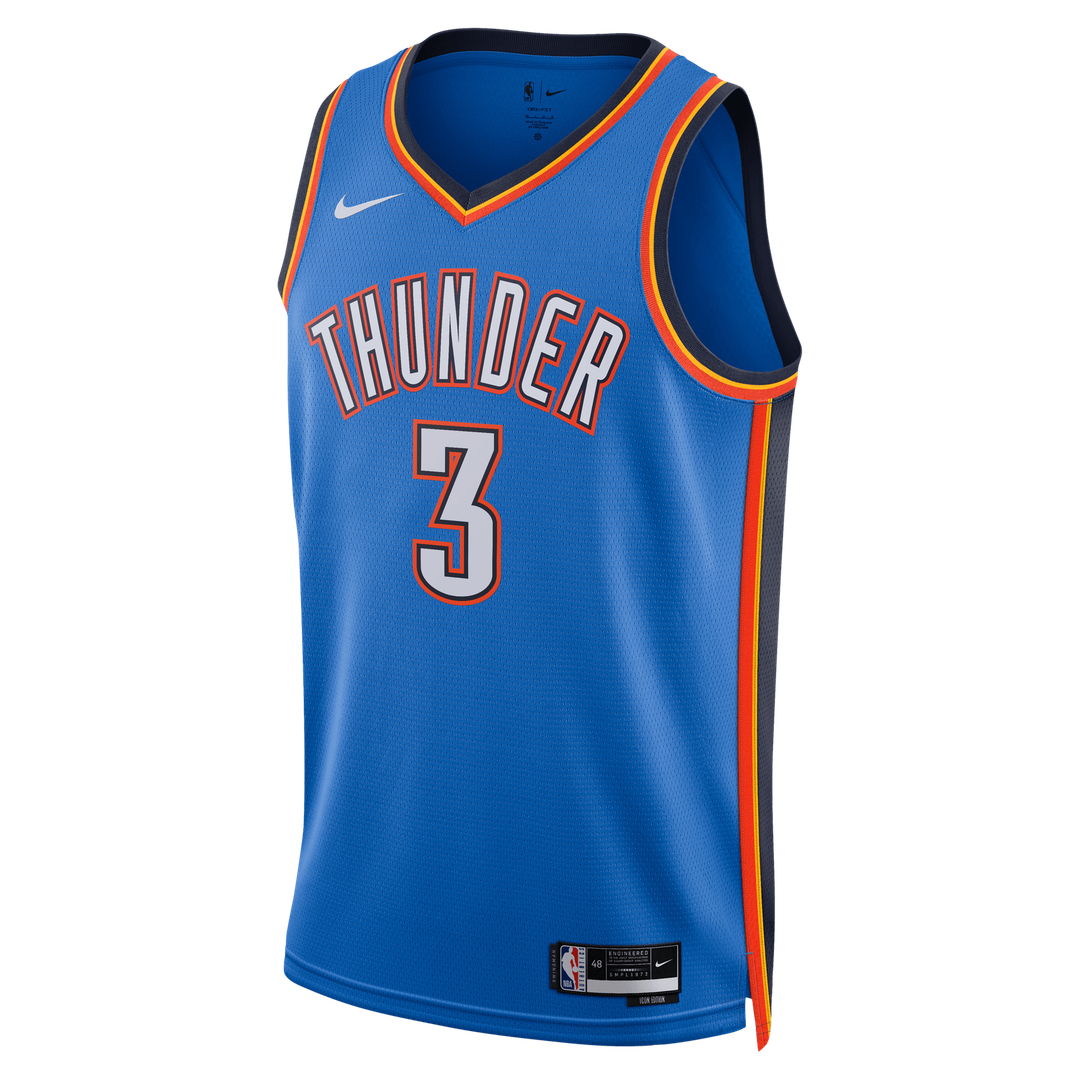 Oklahoma City Thunder Jared McCain Nike Unisex Swingman Jersey - Icon Edition - Blue