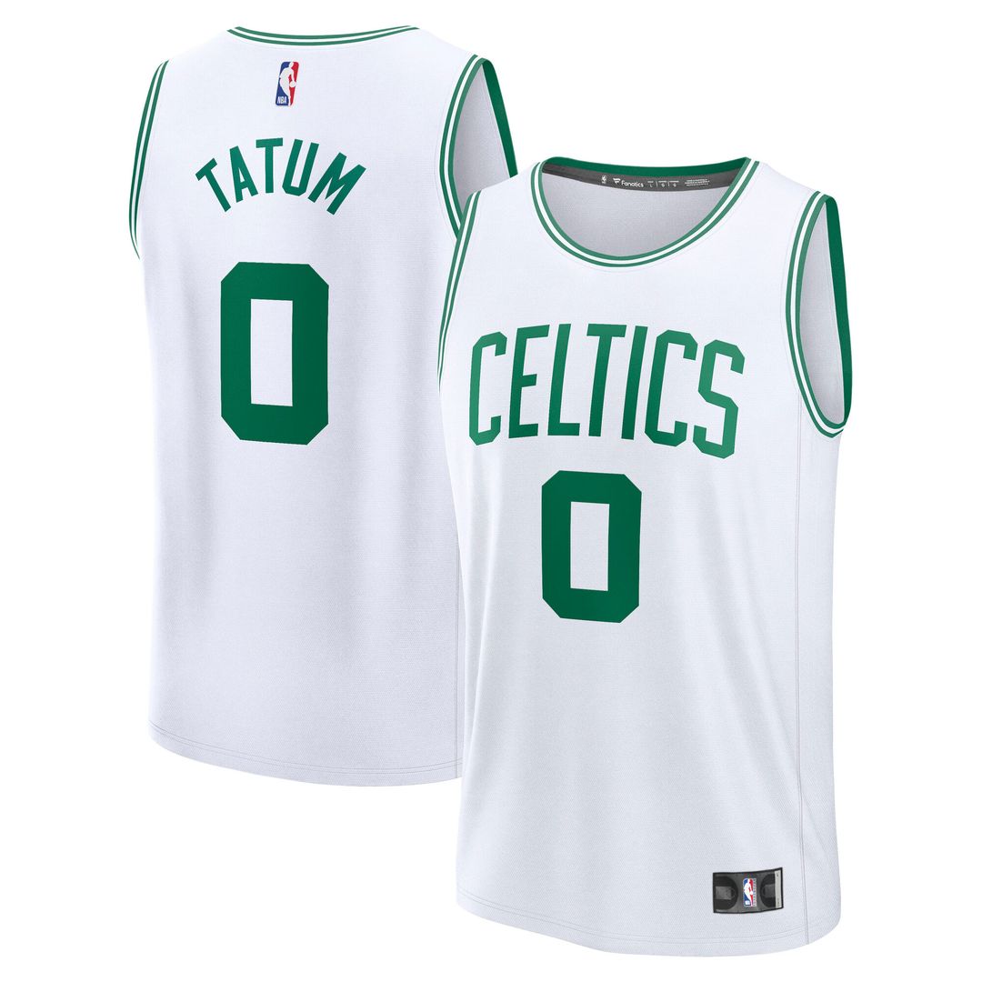 Boston Celtics Jayson Tatum Fanatics Fast Break Replica Player Jersey - Association Edition - White