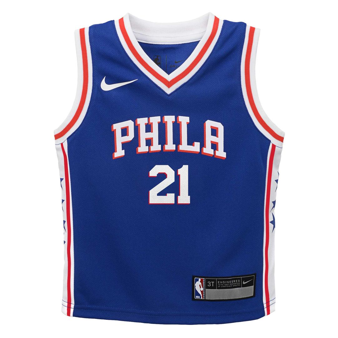 Philadelphia 76ers Joel Embiid Nike Preschool Swingman Player Jersey - Icon Edition - Royal