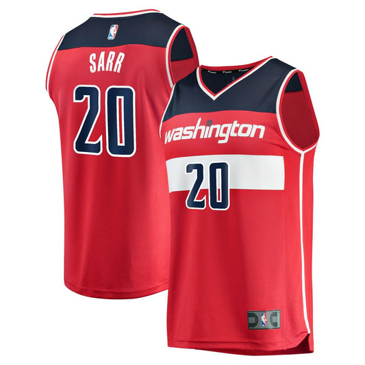 Washington Wizards Alexandre Sarr Fanatics Fast Break Replica Player Jersey - Icon Edition - Red
