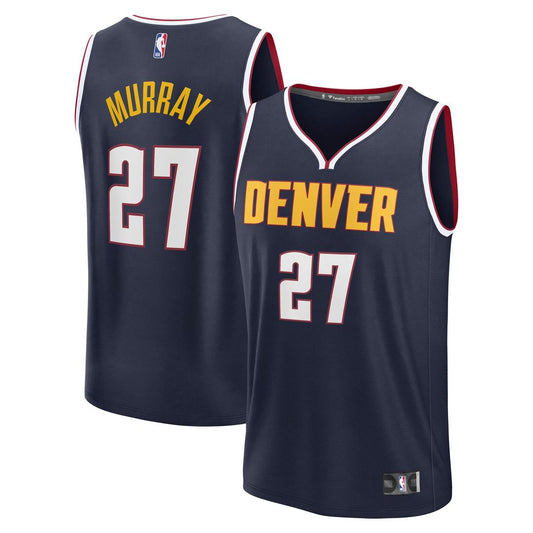 Denver Nuggets Jamal Murray Fanatics Fast Break Replica Player Jersey - Icon Edition - Navy