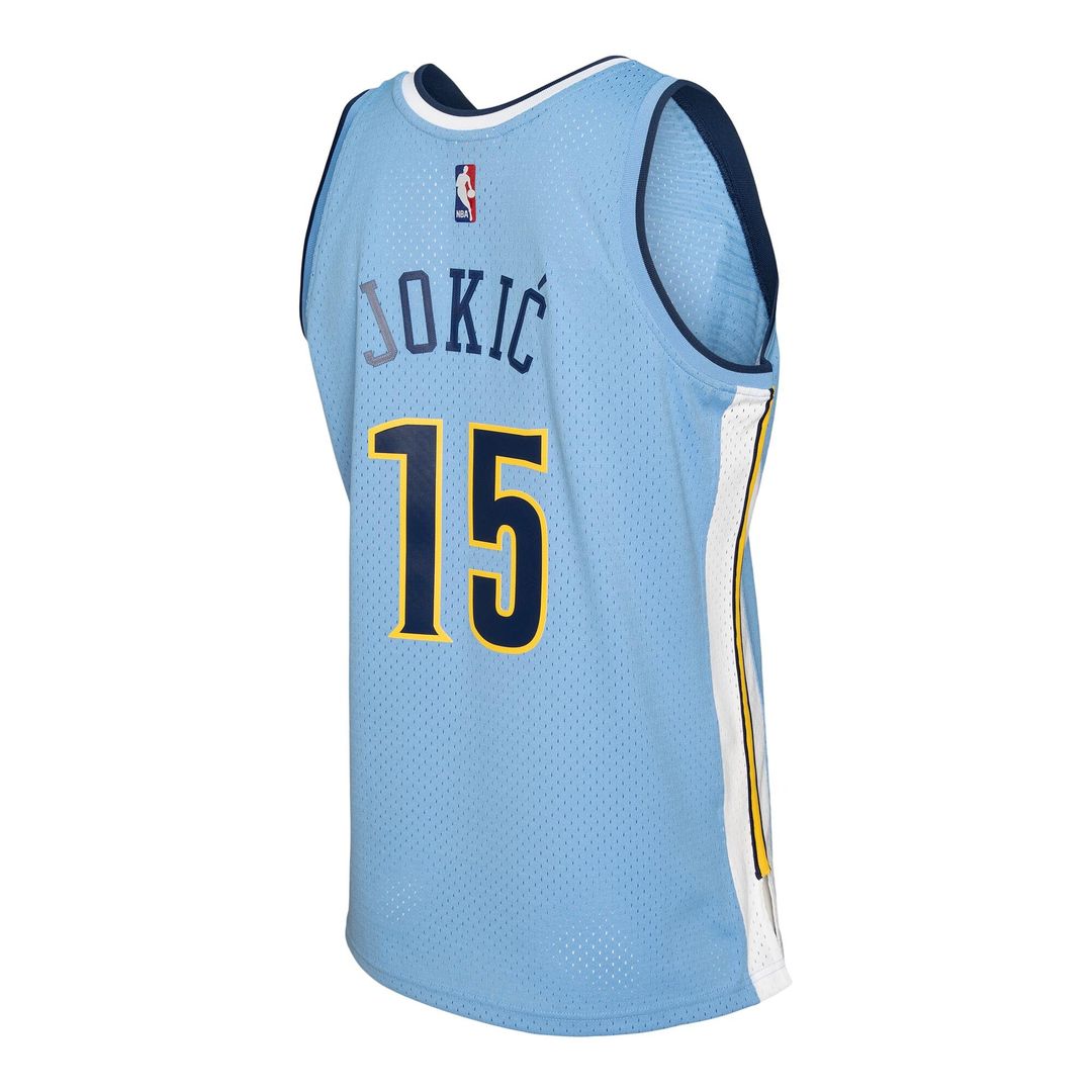 Denver Nuggets Nikola Jokic Mitchell & Ness 2016/17 Swingman Jersey - Light Blue