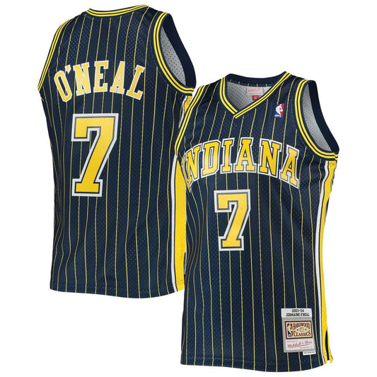 Indiana Pacers Jermaine O'Neal Mitchell & Ness 2003/04 Hardwood Classics Swingman Jersey - Navy