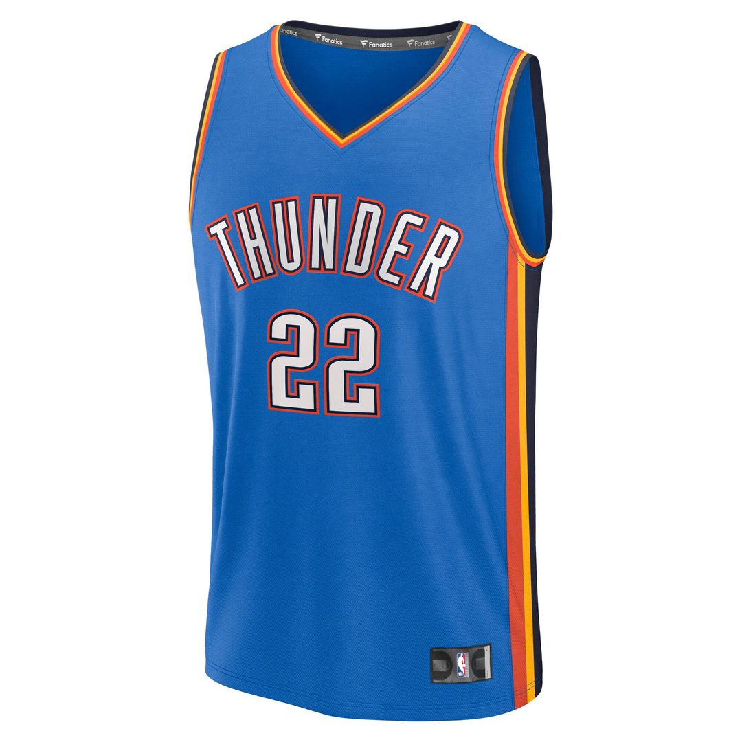 Oklahoma City Thunder Cason Wallace Fanatics Fast Break Replica Player Jersey - Icon Edition - Blue