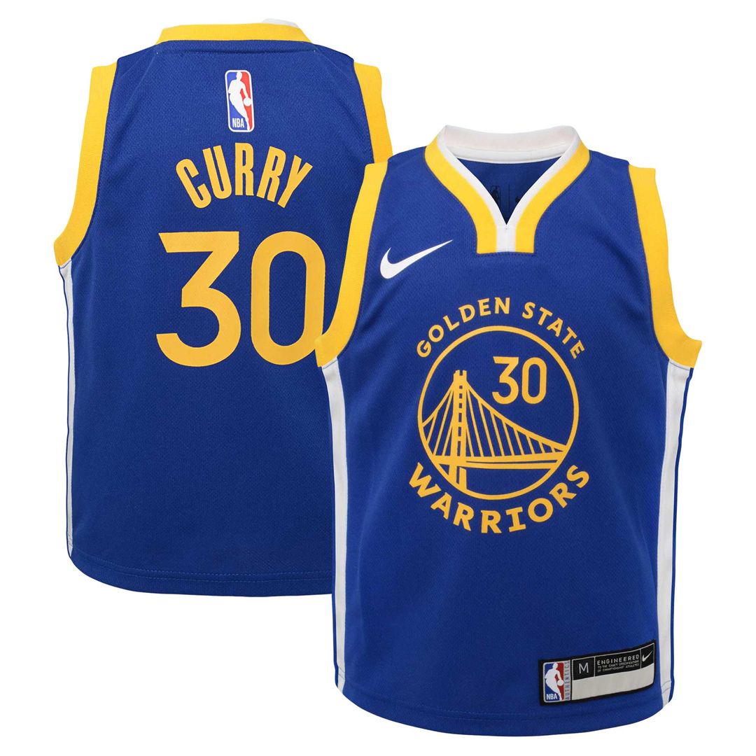 Golden State Warriors Stephen Curry Nike Preschool Dri - FIT Swingman Player Jersey - Icon Edition - Royal