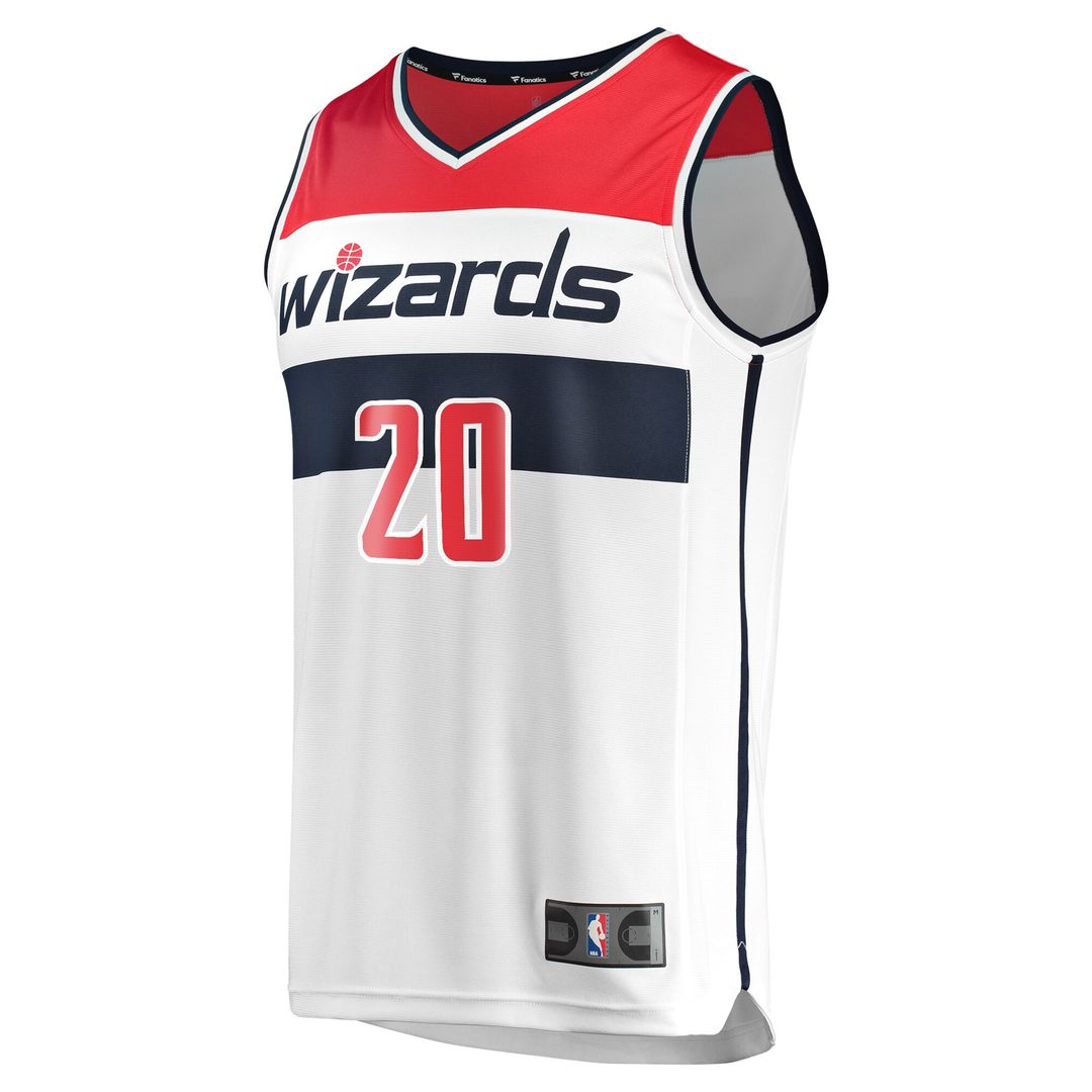 Washington Wizards Alexandre Sarr Fanatics Youth Fast Break Replica Player Jersey - Association Edition - White