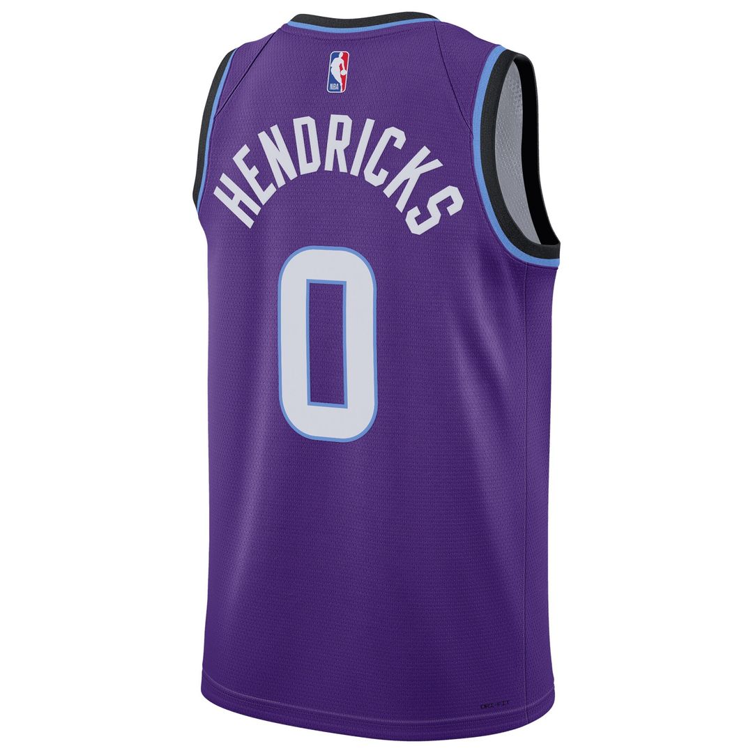 Utah Jazz Taylor Hendricks Nike Unisex Swingman Jersey - Icon Edition - Purple