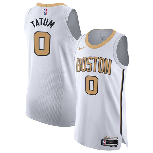 Boston Celtics Jayson Tatum Nike Unisex 2025/26 Authentic Jersey - City Edition - White