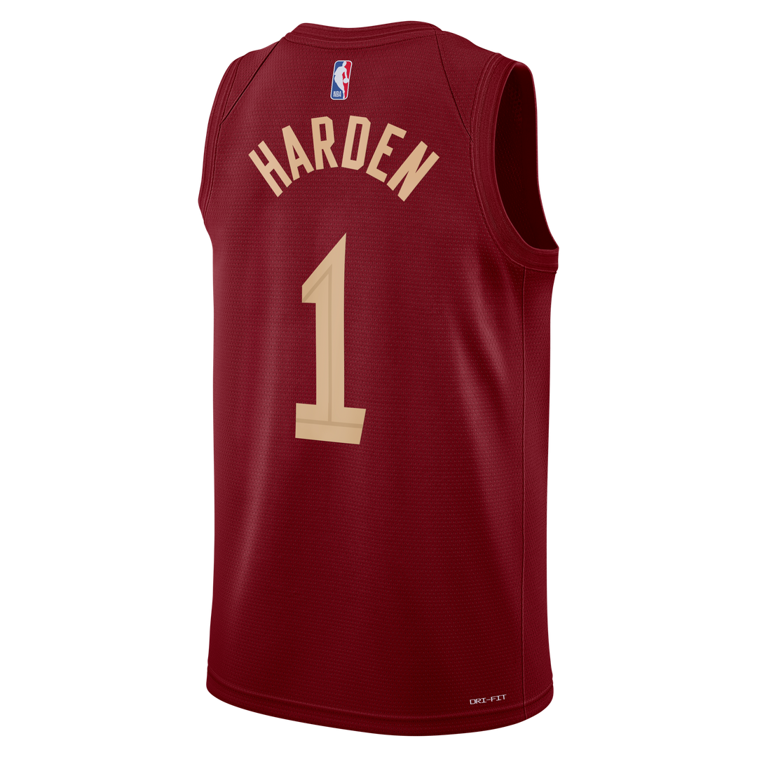 Cleveland Cavaliers James Harden Nike Unisex Swingman Jersey - Icon Edition - Wine