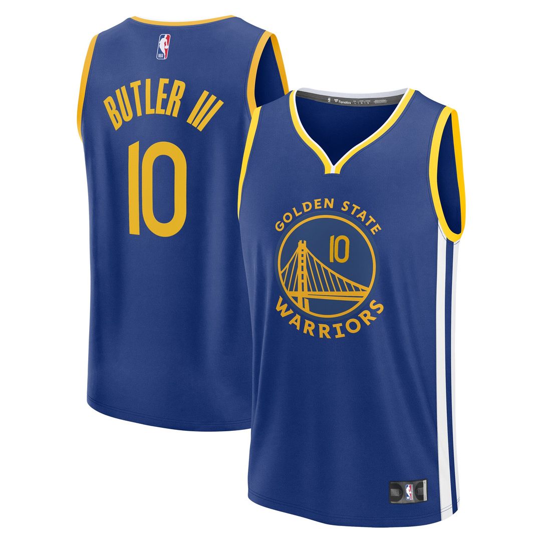 Golden State Warriors Jimmy Butler III Fanatics Youth Fast Break Replica Player Jersey - Icon Edition - Royal