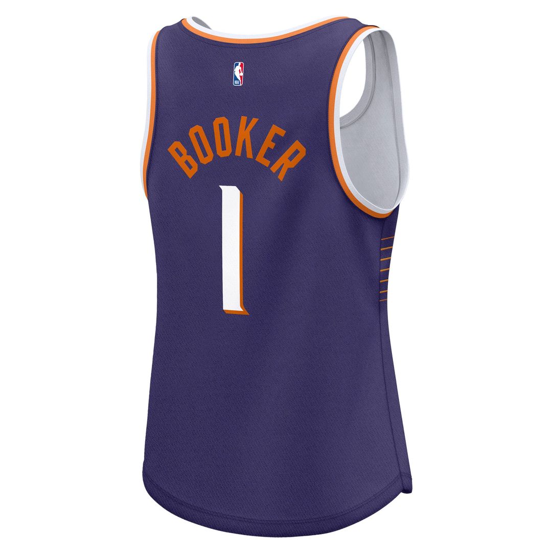 Phoenix Suns Devin Booker Fanatics Women's Fast Break Player Jersey - Icon Edition - Purple