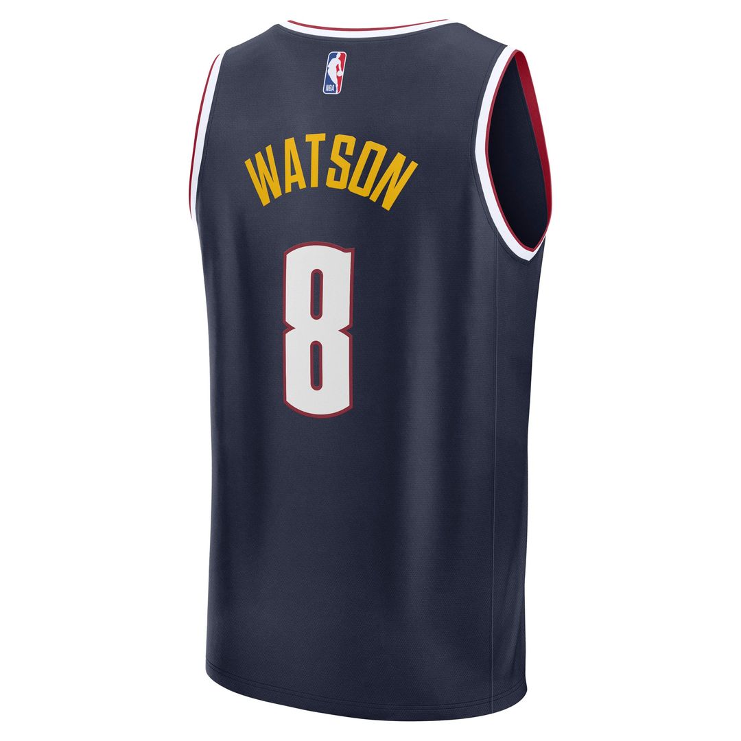 Denver Nuggets Peyton Watson Fanatics Fast Break Replica Player Jersey - Icon Edition - Navy