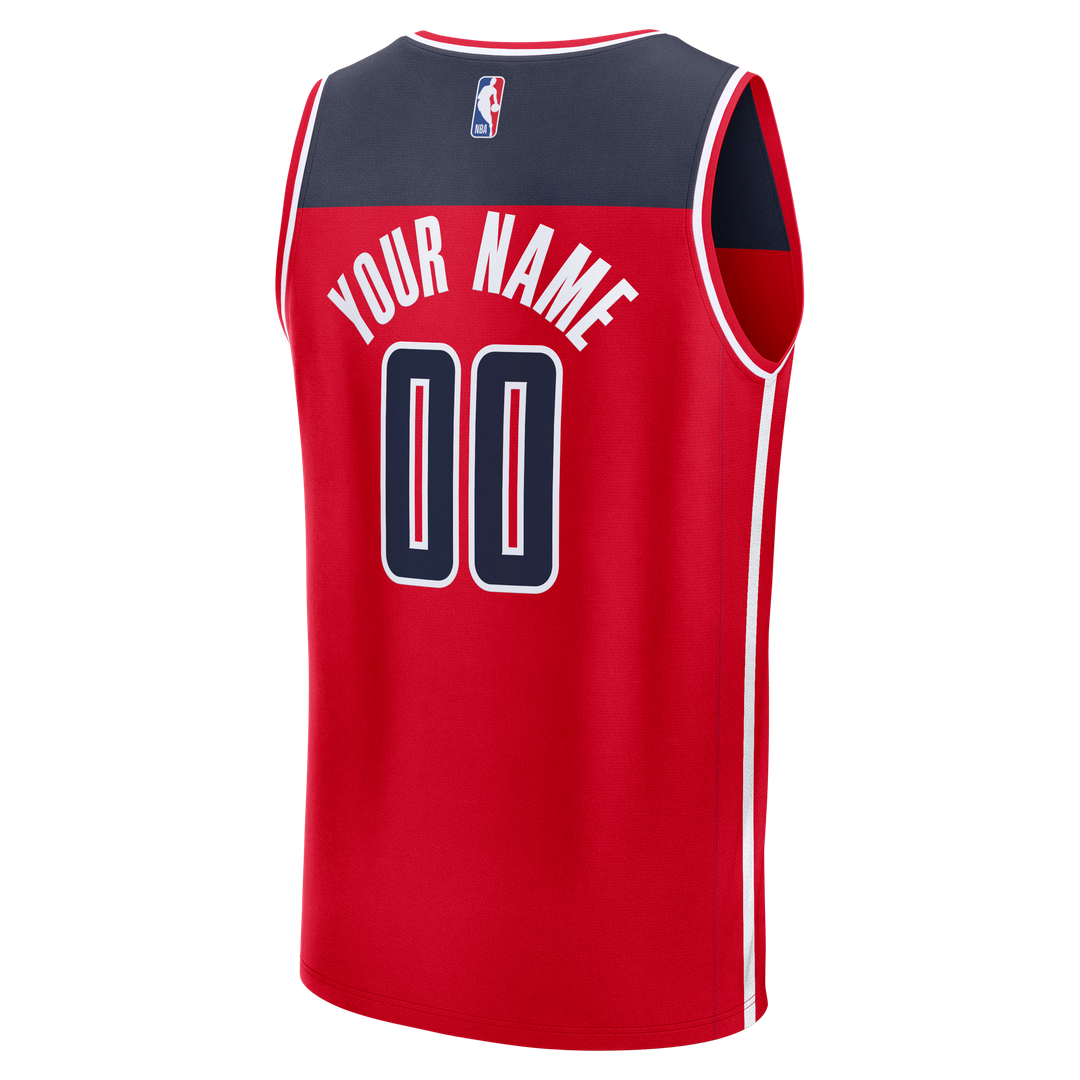 Washington Wizards Fanatics Fast Break Custom Jersey - Red - Icon Edition