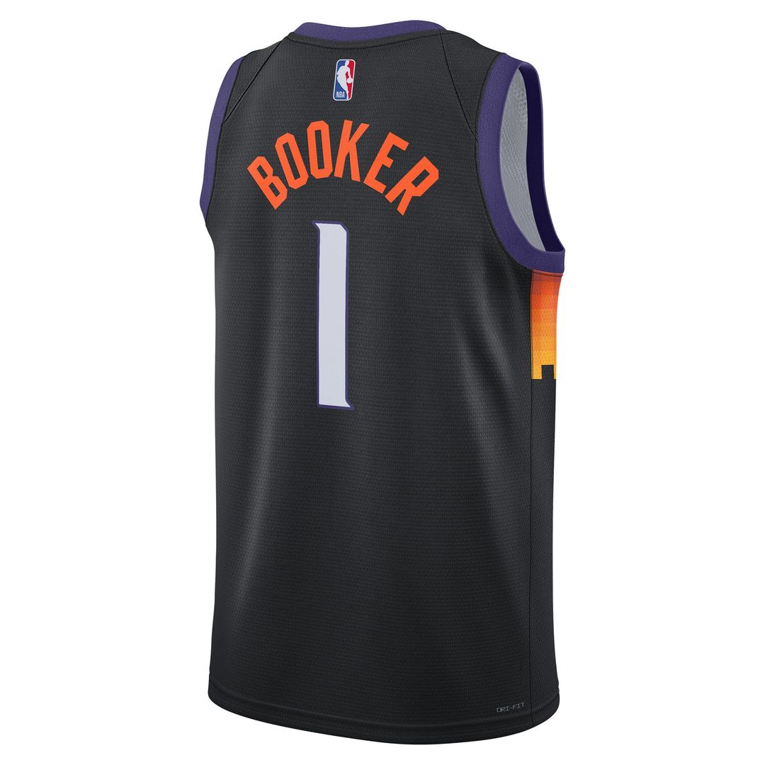 Phoenix Suns Devin Booker Nike Unisex 2025/26 Swingman Jersey - Black - City Edition