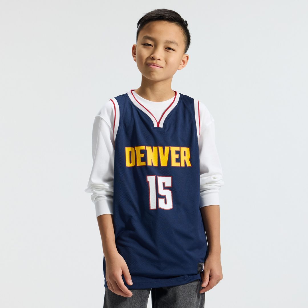 Denver Nuggets Nikola Jokic Fanatics Youth Fast Break Replica Player Jersey - Icon Edition - Navy