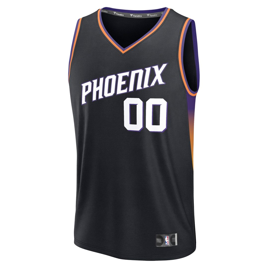 Phoenix Suns Fanatics Fast Break Custom Jersey - Icon Edition - Black
