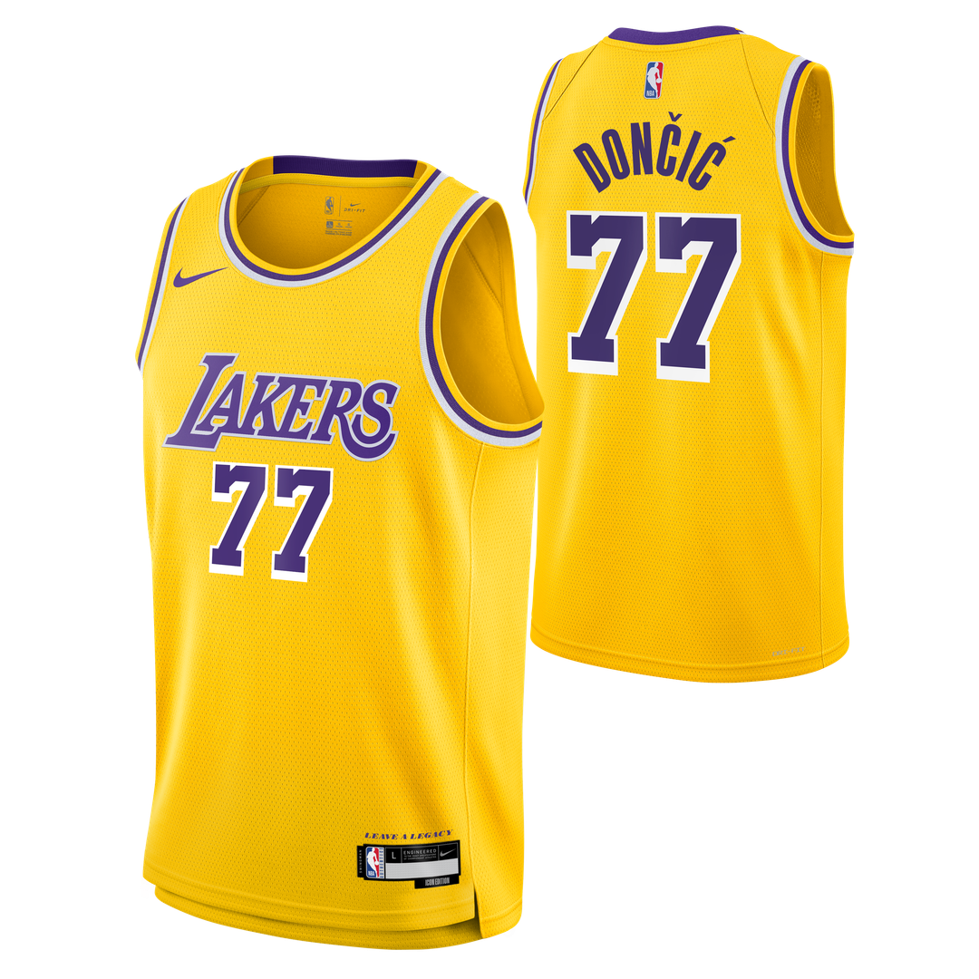 Los Angeles Lakers Luka Dončić Nike Unisex Swingman Jersey - Icon Edition - Gold
