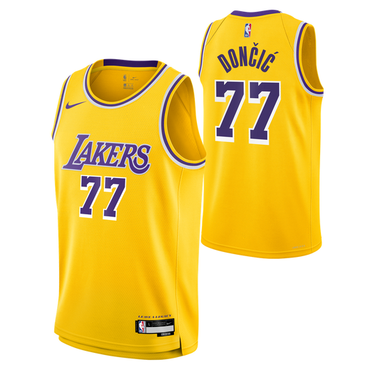 Los Angeles Lakers Luka Dončić Nike Unisex Swingman Jersey - Icon Edition - Gold