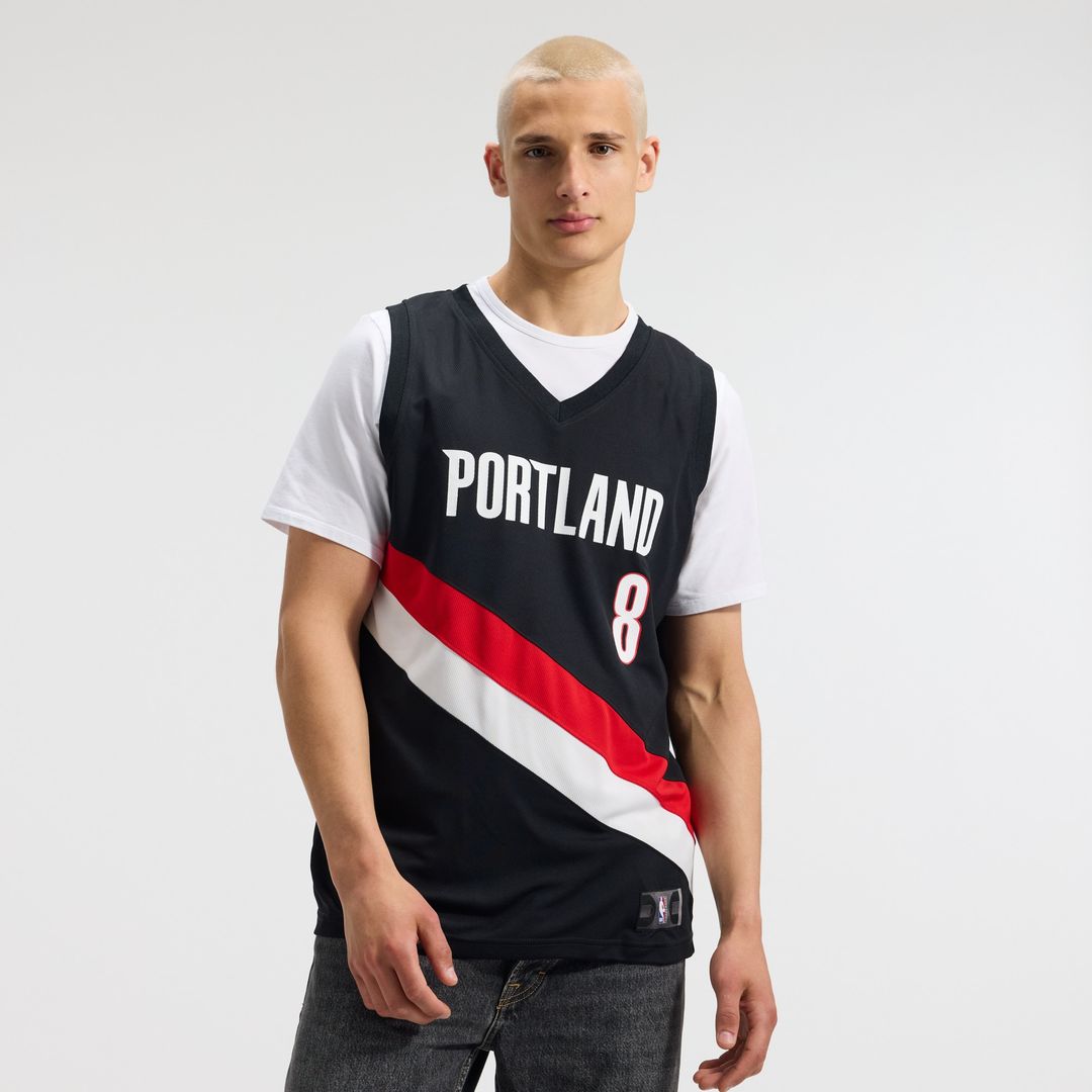 Portland Trail Blazers Deni Avdija Fanatics Fast Break Replica Jersey - Icon Edition - Black