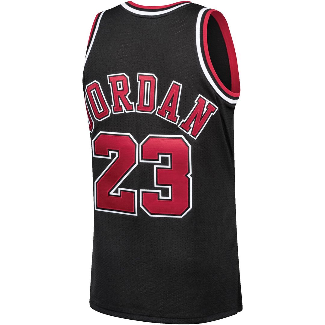 Chicago Bulls Michael Jordan Mitchell & Ness 1997/98 Hardwood Classics Authentic Jersey - Black