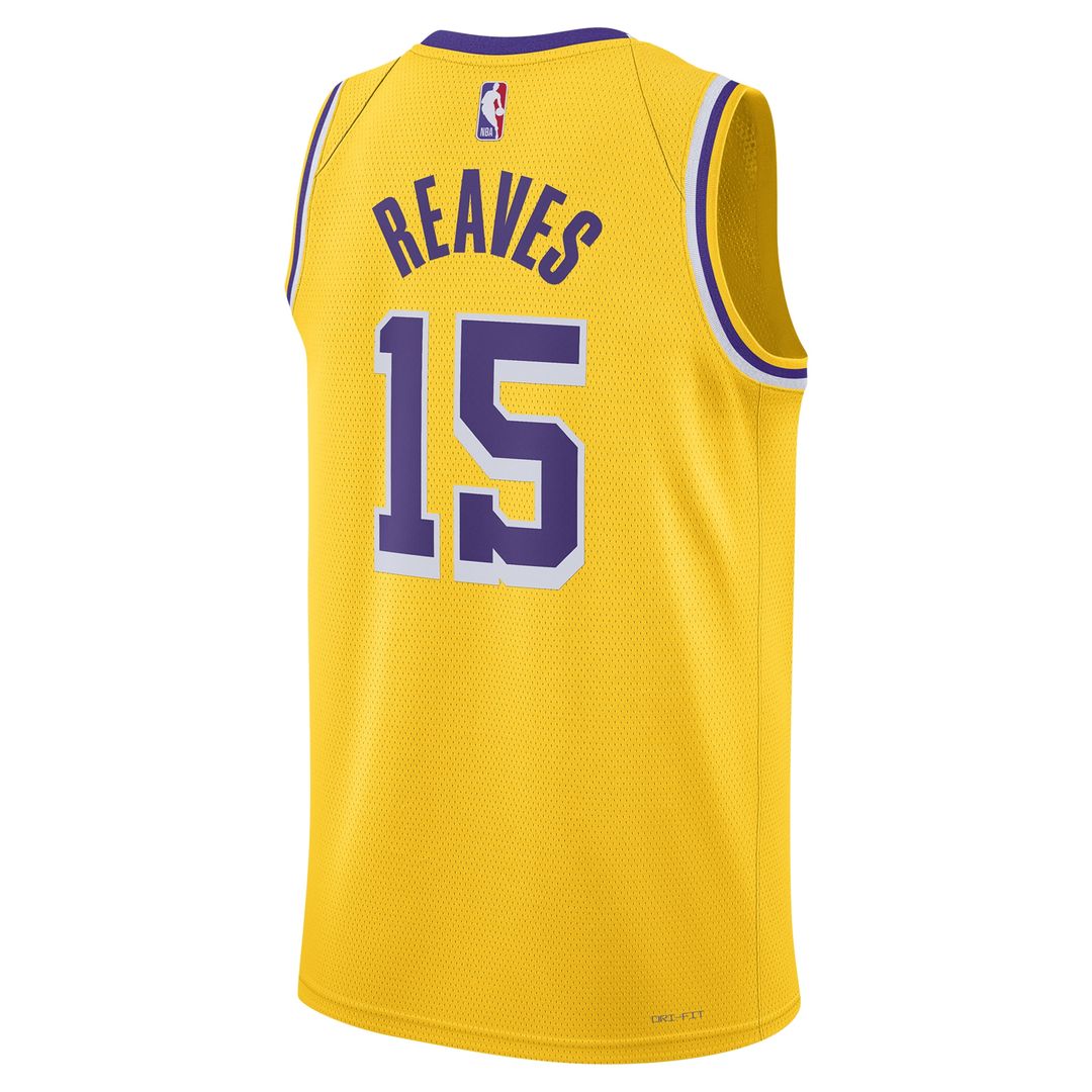 Los Angeles Lakers Austin Reaves Nike Unisex Swingman Jersey - Icon Edition - Gold
