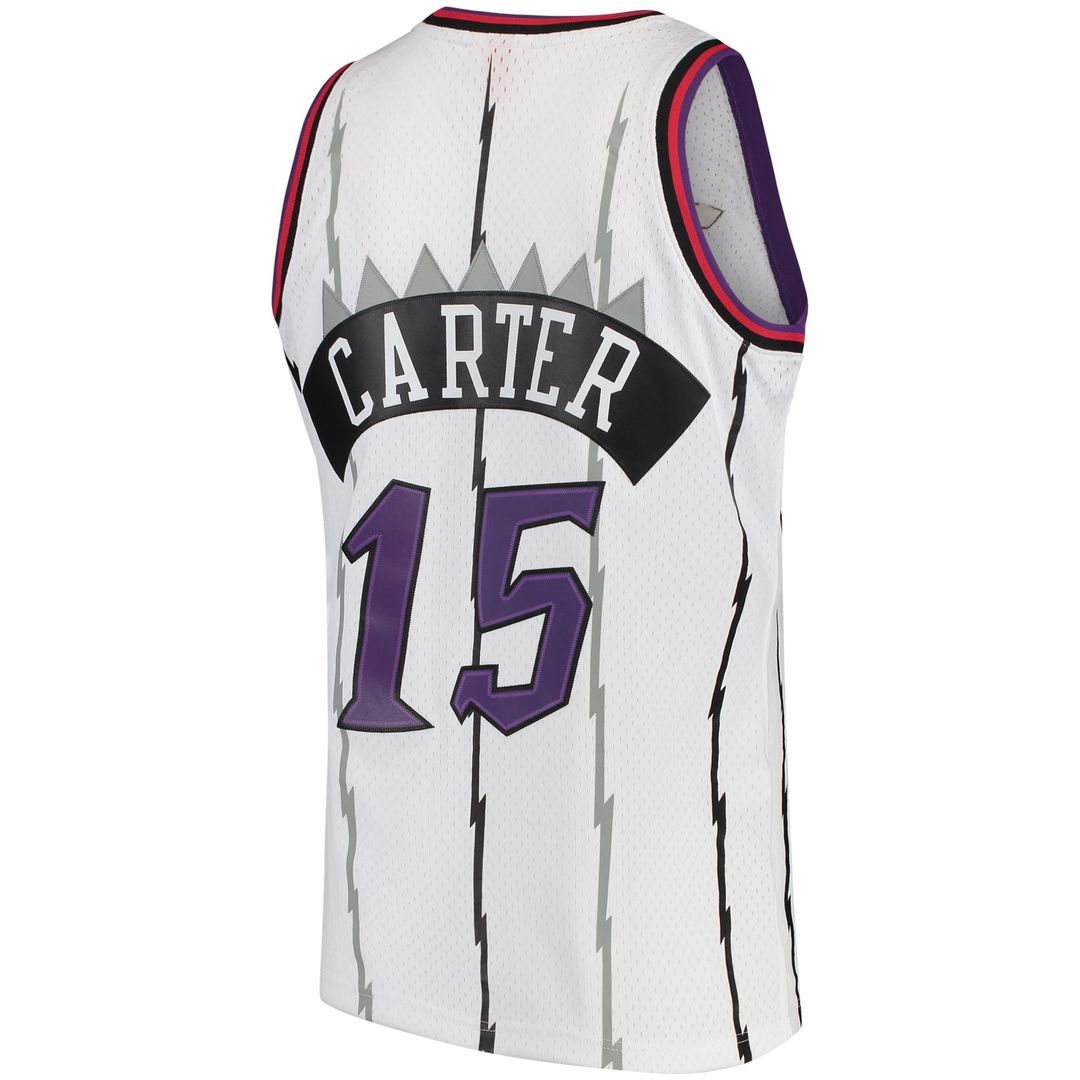 Toronto Raptors Vince Carter Mitchell & Ness 1998/99 Hardwood Classics Swingman Jersey - White