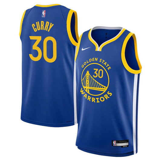 Golden State Warriors Stephen Curry Nike Youth Swingman Jersey - Icon Edition - Royal