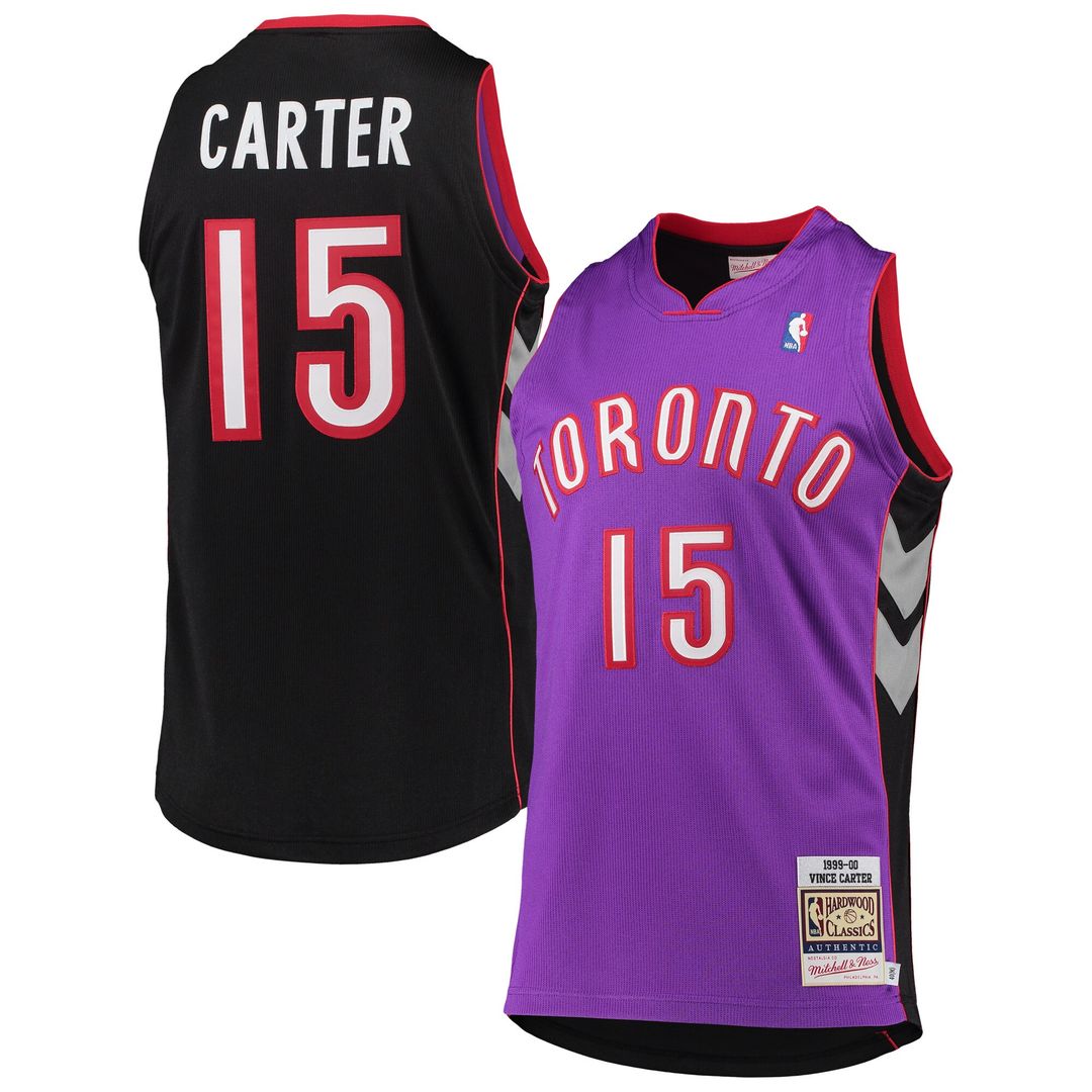 Toronto Raptors Vince Carter Mitchell & Ness 1999/2000 Hardwood Classics Authentic Jersey - Purple