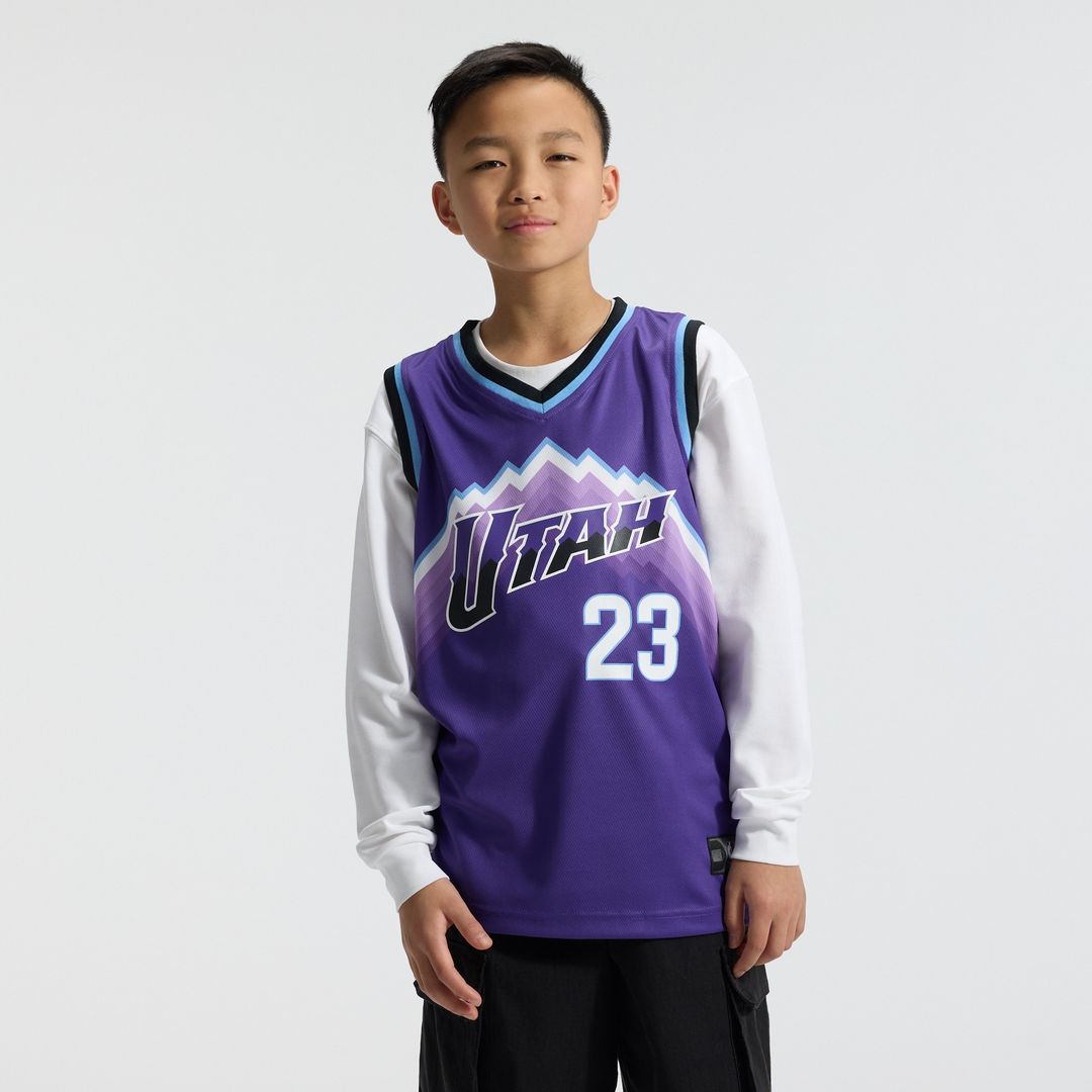 Utah Jazz Lauri Markkanen Fanatics Youth Fast Break Replica Jersey - Icon Edition - Purple