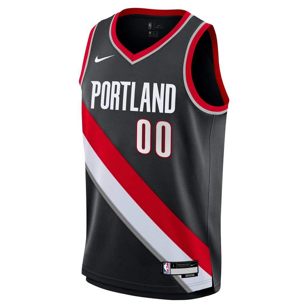 Portland Trail Blazers Scoot Henderson Nike Youth Swingman Jersey - Icon Edition - Black