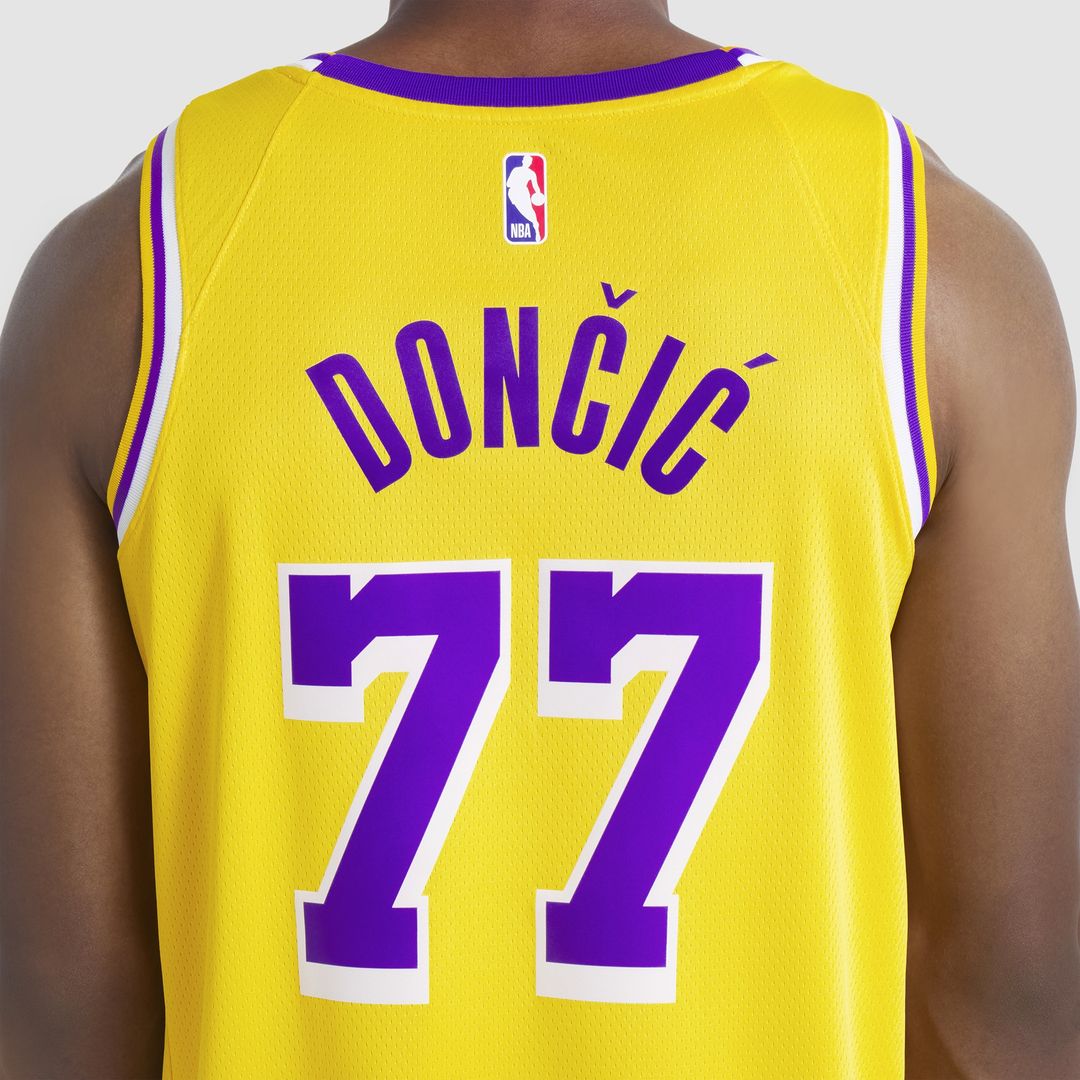 Los Angeles Lakers Luka Dončić Nike Unisex Swingman Jersey - Icon Edition - Gold