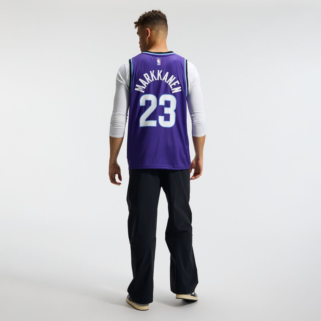 Utah Jazz Lauri Markkanen Fanatics Fast Break Replica Jersey - Icon Edition - Purple