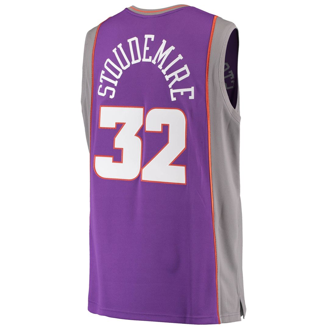 Phoenix Suns Amar'e Stoudemire Mitchell & Ness Hardwood Classics Authentic Jersey - Purple