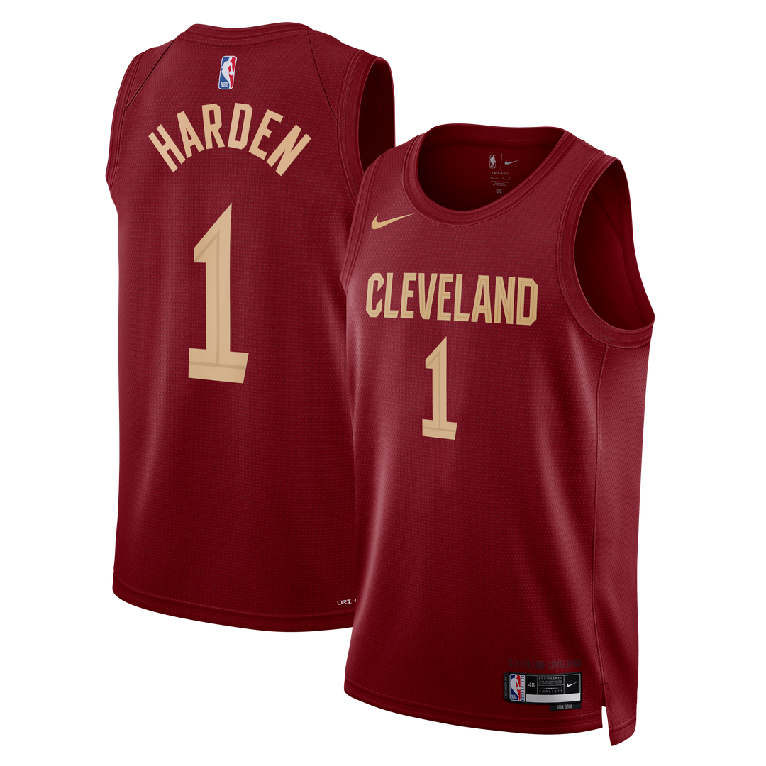 Cleveland Cavaliers James Harden Nike Unisex Swingman Jersey - Icon Edition - Wine