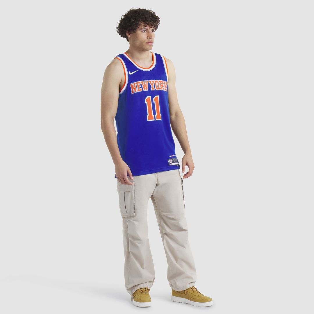 New York Knicks Jalen Brunson Nike Unisex Swingman Jersey - Icon Edition - Blue