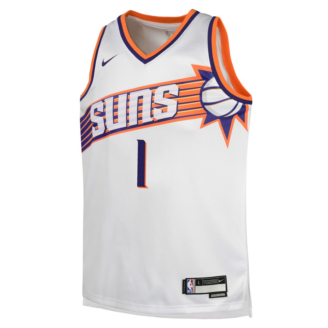 Phoenix Suns Devin Booker Nike Youth Swingman Jersey - Association Edition - White