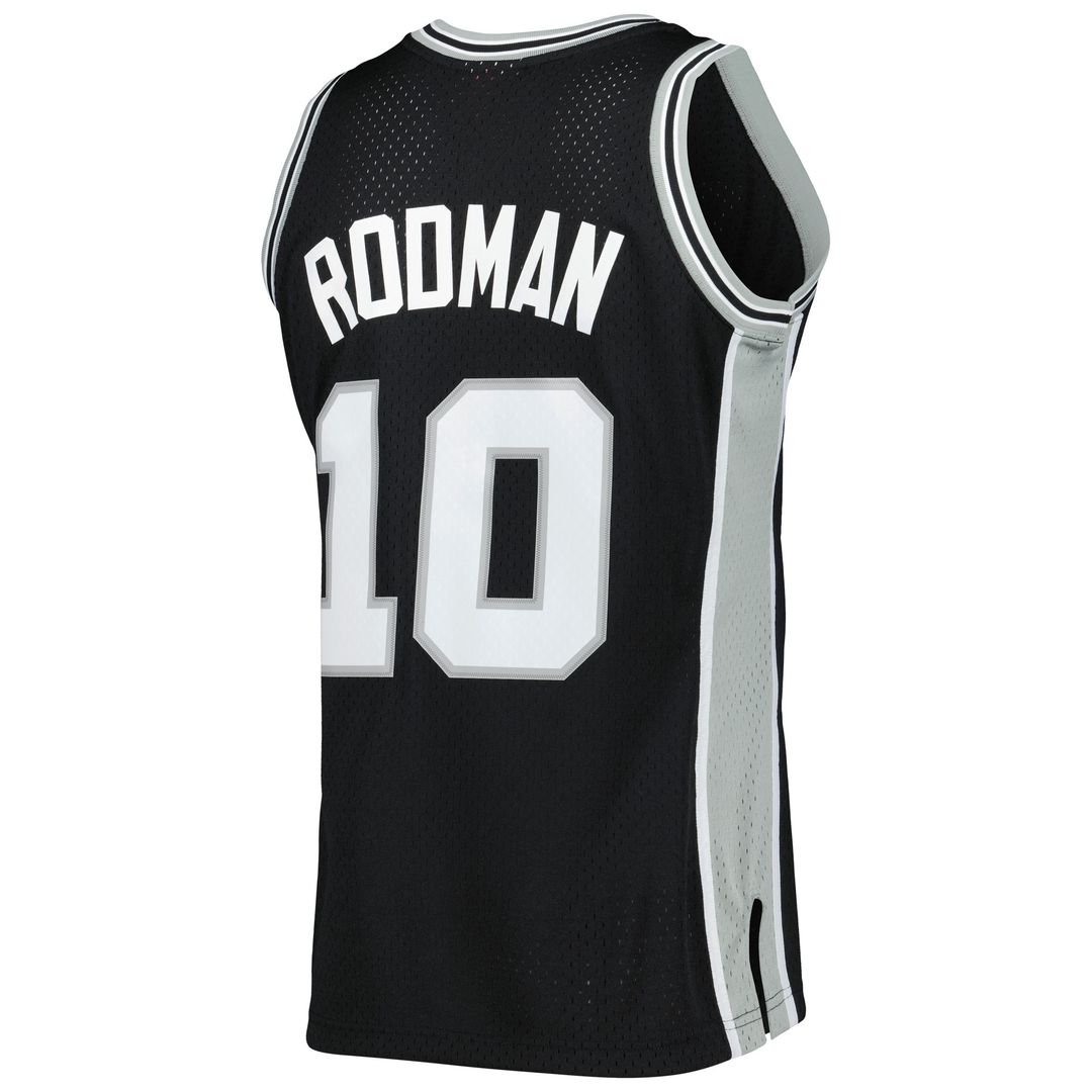 San Antonio Spurs Dennis Rodman Mitchell & Ness 1993/94 Hardwood Classics Swingman Jersey - Black